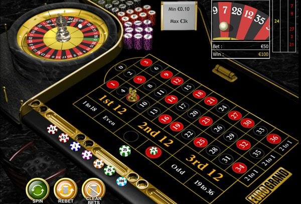 rouletti table casino