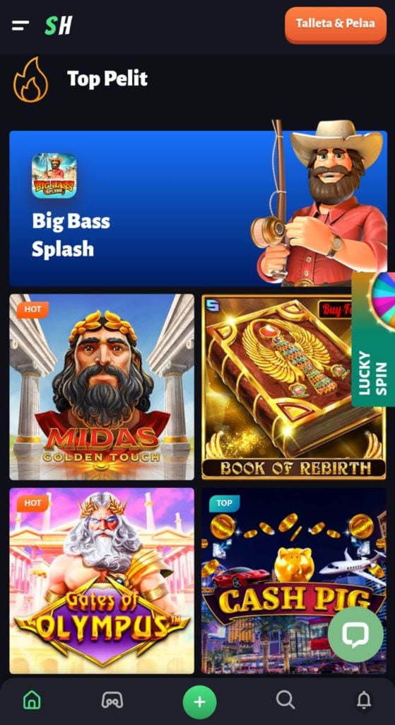 Slot Hunter Casino älypuhelimella